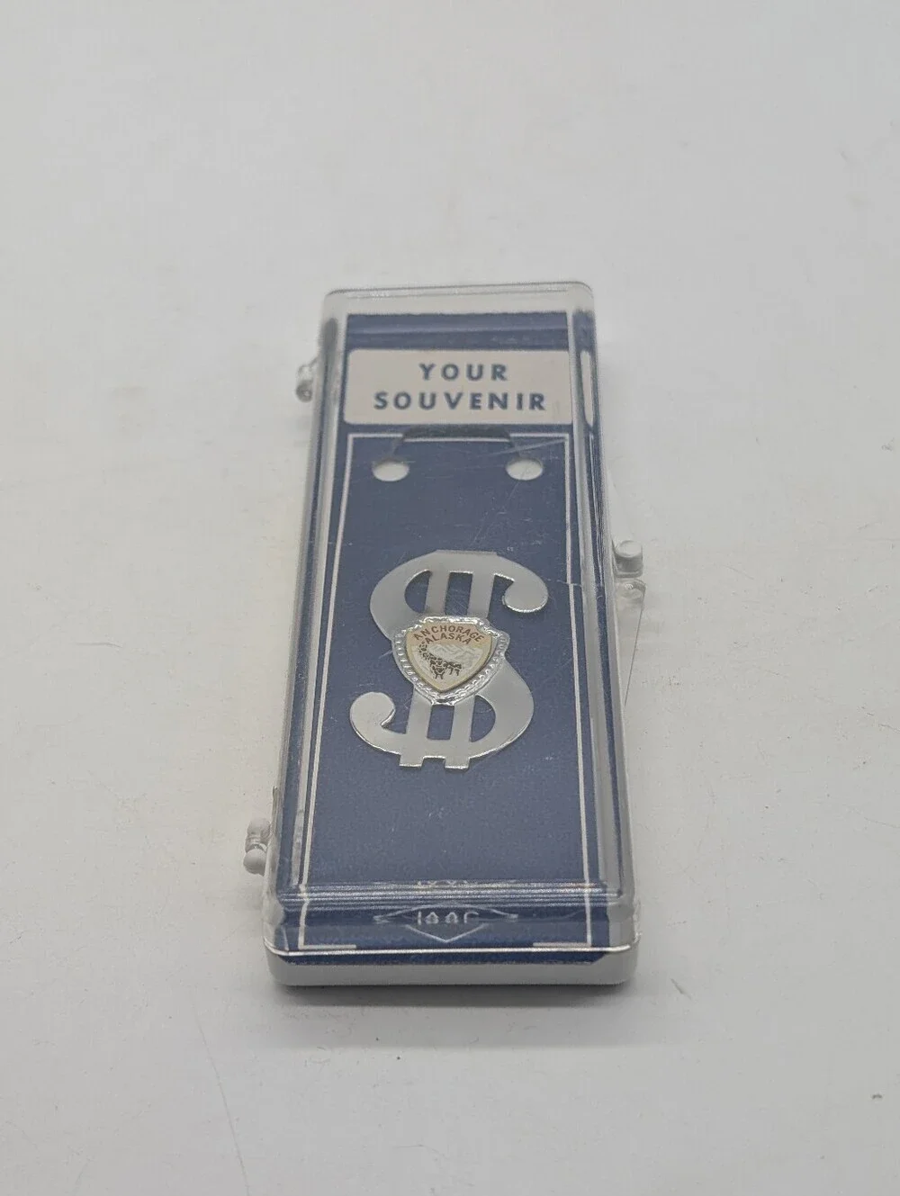 Vintage Anchorage Alaska Souvenir Money Clip - New in Case